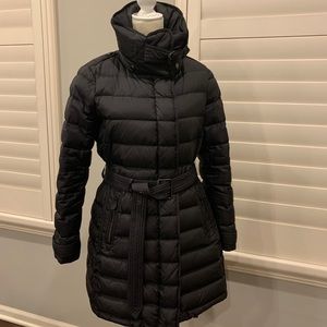 Burberry long down filled puffer coat